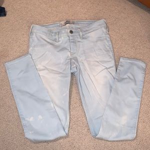 Hollister Bleach Splattered Jeans